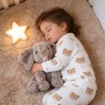 Hopearl Adorable Plush Calf Elephant Toy Floppy Elephish Ultra Soft Stuffed Animal for Boys Girls Kids Toddlers, Gray, 9''