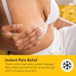 Medela Hydrogel Pads, Instant Pain Relief for Cracked or Sore Nipples from Breastfeeding and Pumping, Cooling Moisture Supports Natural Healing, Pack of 4