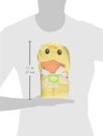 Luvable Friends Unisex Baby Cotton Animal Face Hooded Towel, Duck, One Size