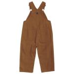 Carhartt Baby-boys Infant Washed Duck Bib Overall, Brown, 9 Mo.