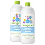 BabyGanics Foaming Dish & Bottle Soap, Fragrance Free, Removes Dried Milk, 32 Fl Oz (Pack of 2), Packaging May Vary