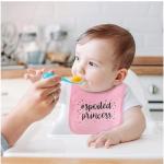 The Peanutshell Baby Girl Terry Bib Set of 8-100% Cotton, Soft, Absorbent Baby Bibs, Toddler Girl Set, Newborn & Infant Bib - Pink