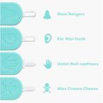 Frida Baby 3-in-1 Nose, Nail + Ear Picker by Frida Baby the Makers of NoseFrida the SnotSucker, Safely Clean Baby's Boogers, Ear Wax & More