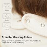 Konssy Muslin Baby Bibs 8 Pack Baby Bandana Drool Bibs Cotton for Unisex Boys and Girls, Soft Absorbent Set for Teething and Drooling