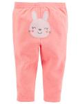 Simple Joys Baby Girl's 6 piece Little Character set Sleepwear, Pink Bunny, 3-6 Months