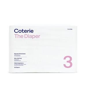 Coterie Size 3 Diapers, 28 Ct