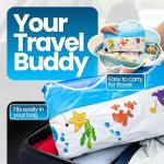 Mommy's Helper | Inflatable Under The Sea Baby Bathtub, Collapsible Safe Baby Bath Tub with Anti-Sliding Saddle Horn Seat, Must Have Travel Toddler Bath, Portable Bathtub Recommended Months 6 to 24