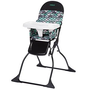 Cosco Kids Highchair for Baby, Simple Foldable High Chair, Convenient, Lightweight, and Compact Design, Spritz