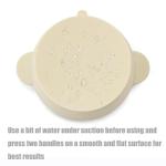 PandaEar 3 Pack Baby Bowls with Suction| Stay Put Silicone Food Bowl for Babies Kids Toddlers Infants| Food Grade Soft Safe BPA-Free Silicone (Pink)