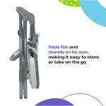 Cosco Kids Highchair for Baby, Simple Foldable High Chair, Convenient, Lightweight, and Compact Design, Spritz