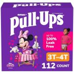 Pull-Ups Girls' Potty Training Pants, Size 3T-4T Training Underwear (32-40 lbs), 112 Count (4 Packs of 28)