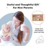 KeaBabies 8-Pack Organic Baby Bandana Bibs for Girls - Super Absorbent Triangle Baby Bibs for Drooling and Teething Infant, 100% Cotton Extra Soft for Newborn, Infant 0-36 Months (Muted Pastel)