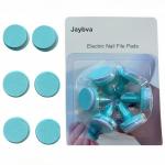 Jaybva Baby Nail File Replacement Heads, Safe Electric Nail Trimmer Pads Refills Grinder Buffer Attachments Nail Care Tool for Newborn Infants Toddlers Kids 6+ Months Up 6 Pack Blue