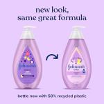 Johnson's Bedtime Baby Bath with Soothing NaturalCalm Aromas, Hypoallergenic & Tear-Free Liquid Baby Bath Formula, No Parabens, Sulfates, Dyes, or Phthalates, 27.1 fl. oz