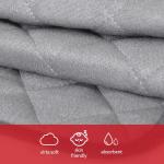 Diaper Changing Pad Liner Non-Slip, Waterproof Terry Mat, Quilted Absorbent Bassinet Liners Washable, 3 Pack 13"x 26" Reusable Portable Changing Table Pad Rectangle Grey