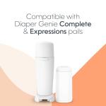 Diaper Genie Bags Refills 270 Count (Pack of 3) Clean Laundry Scent | Diaper Pail Refills with Max Odor Lock | Holds up to 810 Newborn Diapers