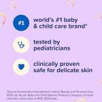 Johnson's Bedtime Baby Bath with Soothing NaturalCalm Aromas, Hypoallergenic & Tear-Free Liquid Baby Bath Formula, No Parabens, Sulfates, Dyes, or Phthalates, 27.1 fl. oz