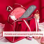 Diaper Changing Pad Liner Non-Slip, Waterproof Terry Mat, Quilted Absorbent Bassinet Liners Washable, 3 Pack 13"x 26" Reusable Portable Changing Table Pad Rectangle Grey