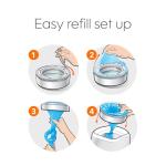 Diaper Genie Bags Refills 270 Count (Pack of 3) Clean Laundry Scent | Diaper Pail Refills with Max Odor Lock | Holds up to 810 Newborn Diapers