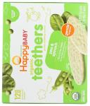 Happy Baby, Baby Food Teether pea Spinach Organic 0.14 Ounce (Pack of 12)