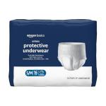 Amazon Basics Unisex Protective Underwear, Overnight Absorbency, Small/Medium, 16 Count, (1 Pack of 16)