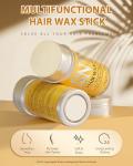Samnyte Hair Wax Stick, Gel Tamer for Flyaways, Nourishing Slick Stick Pomade for Women & Kids, Slick Back & Styling Cream, Hair Styling Accessories for Teen Girls Gifts, 2.7 Fl Oz