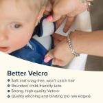 Tiny Twinkle Mess Proof Baby Bib for Girls | Waterproof Toddler Bib for Eating | Baby Apron for Feeding | Machine Washable | Perfect Shower Gift (Floral Blue, 6–24M)