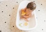 Regalo Baby Basics 3-in-1 Grow with Me Bath Tub, Award Winning Brand, Adjustable As Your Baby Grows, Includes Foam Padded Air Mesh Sling, Drying Hook,
