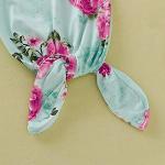Merqwadd Infant Newborn Baby Girls Floral Sleep Gown Headband Sleepwear Romper Sleeping Bags Outfits (Green, 0-3 Months)