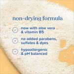 Johnson's Baby Shampoo with Aloe Vera & Vitamin B5, Tear Free, Newborn Essentials, No added Parabens & Sulfates, Hypoallergenic, 13.6 fl. oz