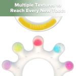 Haakaa Dinky Digits Palm Teether, Baby Teething Toys, Food Grade Silicone Teethers for Babies 0-6 Months/6-12 Months, BPA Free Teething Relief Baby Chew Toys