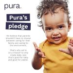 Pura Size 5 Eco-Friendly Diapers (24-35 lbs) Totally Chlorine Free (TCF), Hypoallergenic, Soft Organic Cotton, Sustainable, up to 12 Hours Leak Protection, Allergy UK, 6 Packs of 20 (120 Diapers)