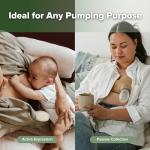 haakaa Manual Breast Pump for Breastfeeding, Silicone, Clear 4oz/100ml