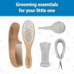 Dr. Brown's Baby Care Essentials Kit, Nail Scissors with Case, Nasal Aspirator, Cradle Cap Brush and Comb, BPA-Free