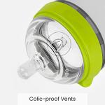 Comotomo Baby Bottle Double Pack, Green, 5oz