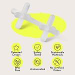 Silicone Baby Teething Toys - Baby teether for Infants, Toddlers, Newborns, CPSIA Certified, FDA Formulated Material