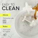 Silicone Baby Teething Toys - Baby teether for Infants, Toddlers, Newborns, CPSIA Certified, FDA Formulated Material