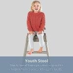 Chicco Stack Hi-Lo 6-in-1 Multi-Use Convertible High Chair, Reclines for Babies and Toddlers, Easy-Clean Baby High Chair Booster Toddler Seat Combo | Sand/Beige