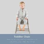 Chicco Stack Hi-Lo 6-in-1 Multi-Use Convertible High Chair, Reclines for Babies and Toddlers, Easy-Clean Baby High Chair Booster Toddler Seat Combo | Sand/Beige