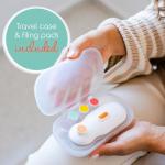 Cherish Baby Care Baby Nail Trimmer Electric - Automatic Safety Stop, BPA-Free & Safety-Tested Electric Nail File Baby, Includes 4 File Pads, 0-12+ Months