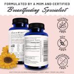 Legendairy Milk Sunflower Lecithin 1200mg, Lactation Support, Sunflower Lecithin Supplement for Clogged Milk Ducts, Made in USA, 200 Softgels