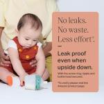 Tommee Tippee Natural Start Anti Colic 9 oz BPA Free Silicone Baby Bottles, 0+ Months, Silicone Feels Like Mother's Skin, Slow Flow Breast-Like Nipple, Clear, Pack of 2