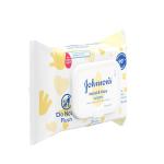 Johnson's Baby Disposable Hand & Face Cleansing Wipes, Pre-Moistened Wipes Gently Remove 99% of Germs & Dirt from Delicate Skin, Paraben-, Phthalate- & Alcohol-Free, Hypoallergenic, 25 Count