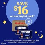Huggies Size 7 Overnites Baby Diapers: Overnight Diapers, Size 7 (41+ lbs), 68 Ct (2 Packs of 34), Packaging May Vary