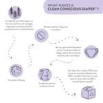 The Honest Company Comfort Dry Disposable Overnight Diapers for Sensitive Skin, Hypoallergenic, Baby Cozy Cloud and Star Signs Design Club Box Size 5 (27 lbs) 40 Count