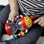 Baby Einstein Cal’s Sensory Shake-up Developmental Activity Rattle Toy, BPA Free, for Infants Ages 3 Months and up