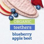 Gerber Teethers, Blueberry Apple Beet Organic Teething Wafers, Baby Teething Snacks