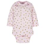 Gerber Baby Girls 6-pack Long-sleeve Onesies Bodysuits And Toddler T-Shirt Set, Castle, 0-3 Months US