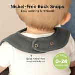 KeaBabies 8-Pack Organic Baby Bibs for Boys, Girls - Super Absorbent Cotton Drool Bibs for Baby Girl & Boy, Teething Toddler, Drooling Newborn, Ultra Soft & Machine Washable (Cruise)