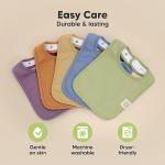 KeaBabies 8-Pack Organic Baby Bibs for Boys, Girls - Super Absorbent Cotton Drool Bibs for Baby Girl & Boy, Teething Toddler, Drooling Newborn, Ultra Soft & Machine Washable (Cruise)